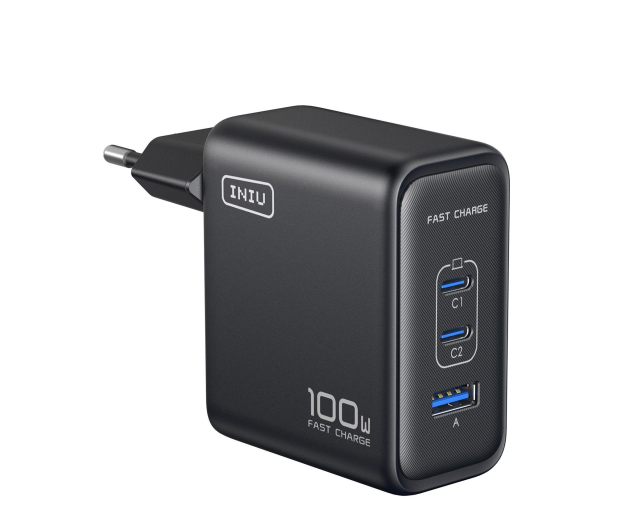 INIU Leopard Charger 100W 2 x USB-C,  USB-A składana - 1371579 - zdjęcie